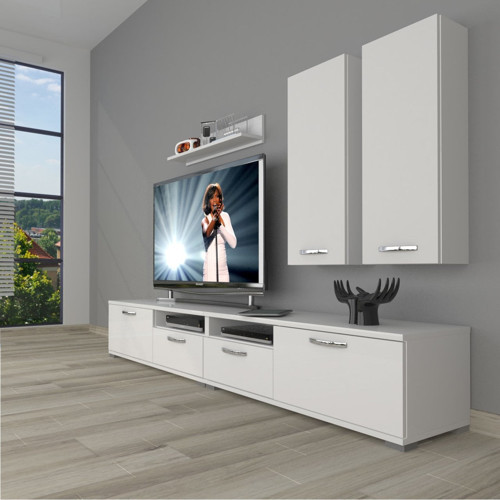 Eko 5220d Slm Tv Ünitesi Tv Sehpası - Parlak Beyaz