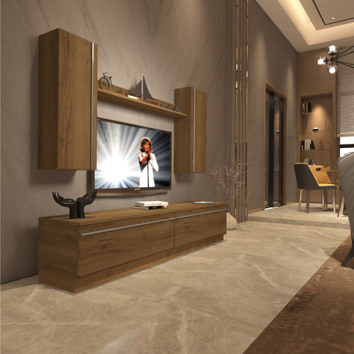 Eko 5db Mdf Std Tv Ünitesi Tv Sehpası - Naturel Pera