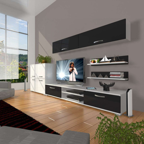Eko 6y Mdf Dvd Tv Ünitesi Tv Sehpası - Ceviz Beyaz