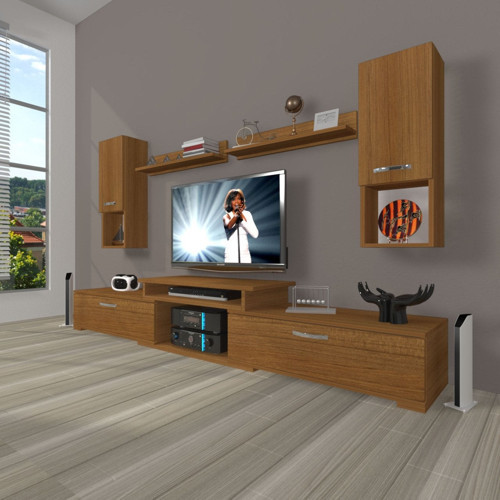 Flex 5da Mdf Tv Ünitesi Tv Sehpası - Naturel Ceviz