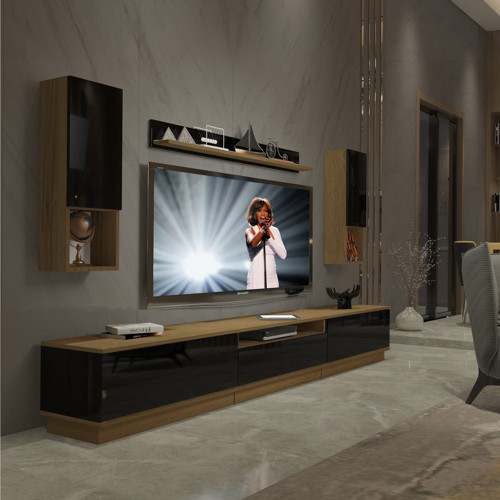 Trendstyle 270das Mdf Tv Ünitesi Tv Sehpası - Pera Siyah