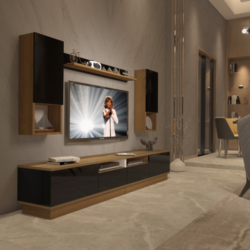 Trendstyle 5220das Mdf Tv Ünitesi Tv Sehpası - Pera Siyah