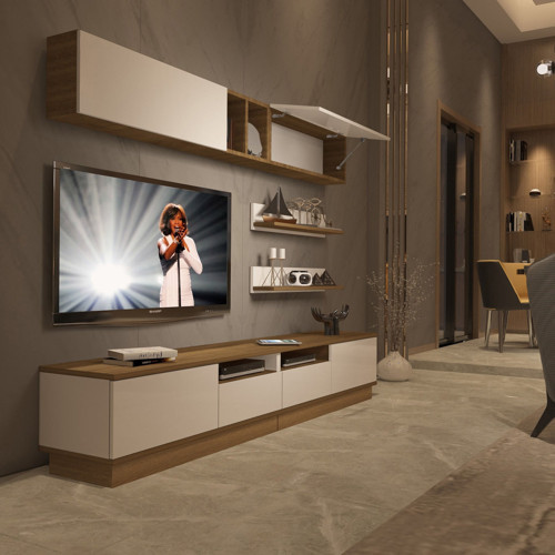 Trendstyle 5220s Mdf Tv Ünitesi Tv Sehpası - Pera Beyaz