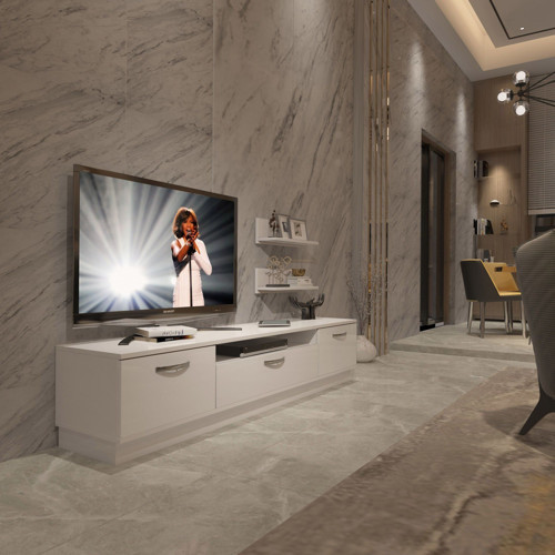 Trendstyle 4 Slm Tv Ünitesi Tv Sehpası - Parlak Beyaz