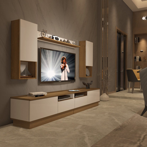 Trendstyle 5220das Mdf Tv Ünitesi Tv Sehpası - Pera Beyaz