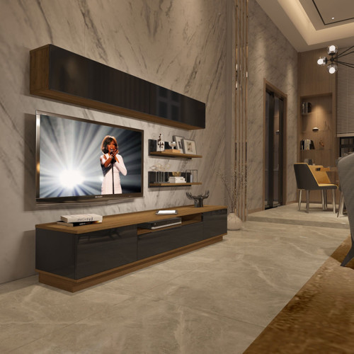 Trendstyle 5s Mdf Tv Ünitesi Tv Sehpası - Pera Siyah