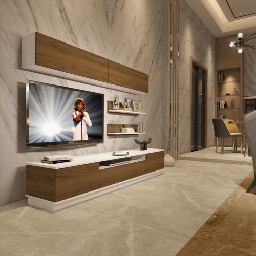 Trendstyle 5s Mdf Tv Ünitesi Tv Sehpası - Beyaz Pera