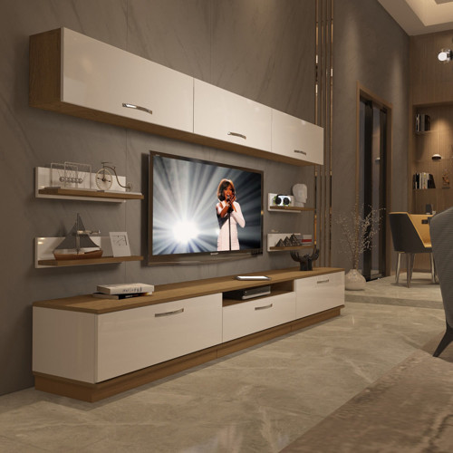 Trendstyle 8y Mdf Tv Ünitesi Tv Sehpası - Pera Beyaz