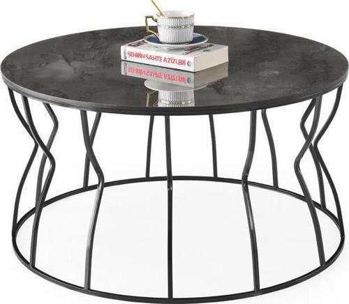 Lale Metal Orta Sehpa 80x43 cm