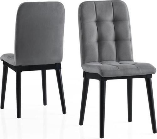 Modern Ahşap Mutfak Sandalyesi Duru 2'li Set