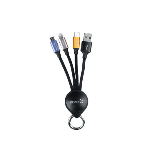 Siyah OKS 3 in 1 Usb Kablo-MKST