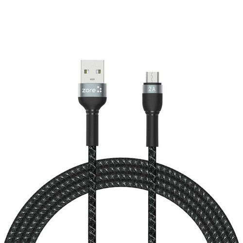 Siyah Shira Serisi Micro Usb Kablo 2 Metre-MKST