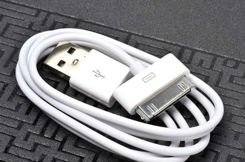 Beyaz iPhone 4S Usb Kablo-MKST