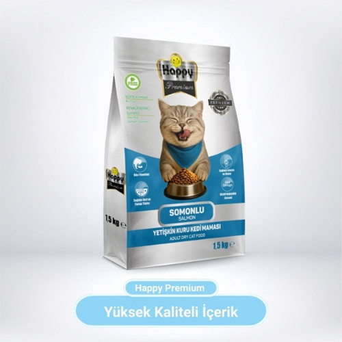 Somonlu Kuru Kedi Maması 1,5 Kg