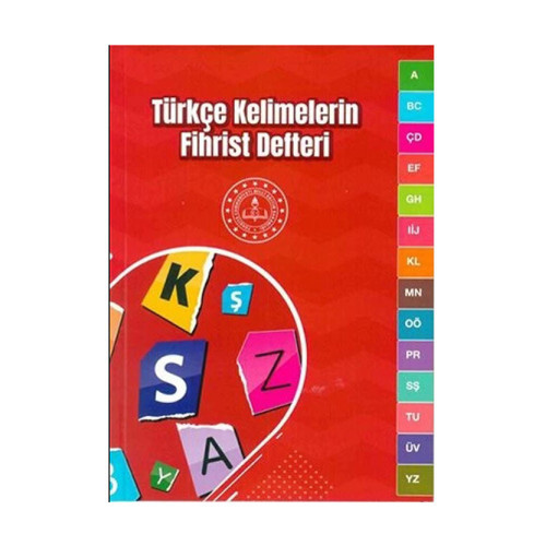 Türkçe Kelimelerin Fihrist Kelime Defteri