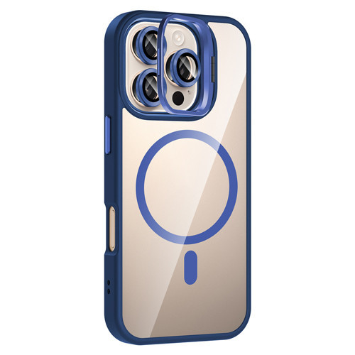iPhone 16 Pro uyumlu Kılıf Standlı M-Safe Özellikli Etro Kapak Lens Koruma