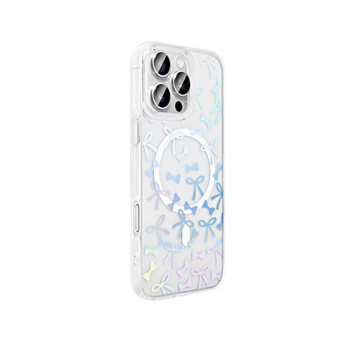 iPhone 16 Pro Max uyumlu Kılıf Folk M-Safe Şarj Özellikli Desenli Fiyonk