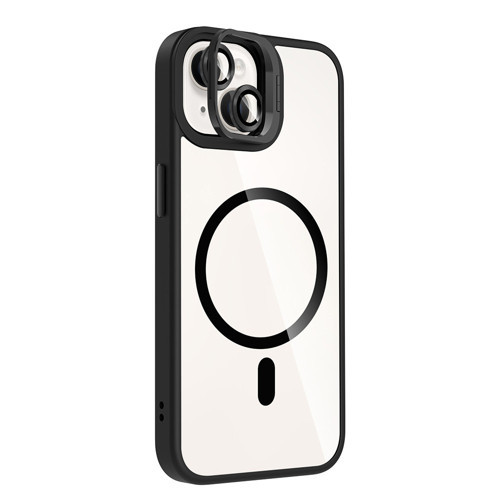 Apple iPhone 14 uyumlu Kılıf Standlı M-Safe Özellikli Etro Kapak Lens Koruma