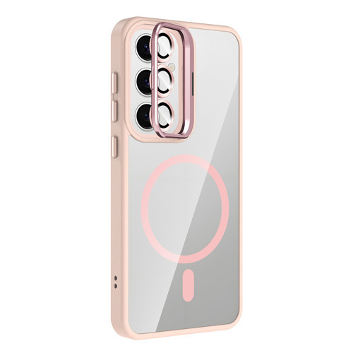 Samsung Galaxy S25 uyumlu Kılıf Standlı M-Safe Özellikli Etro Kapak Lens Koruma