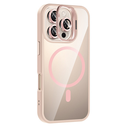 iPhone 16 Pro Max uyumlu Kılıf Standlı M-Safe Özellikli Etro Kapak Lens Koruma