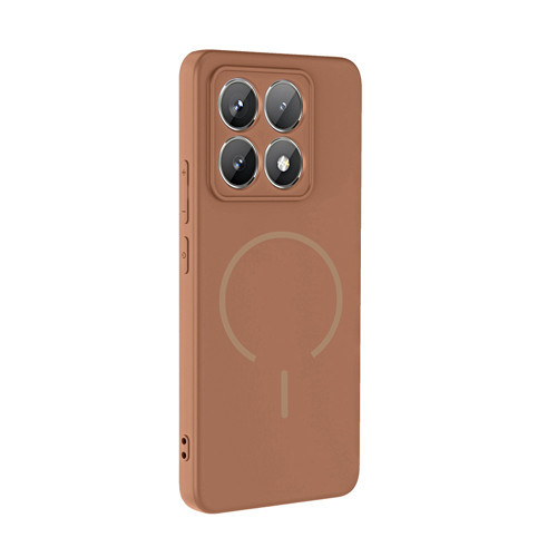 Xiaomi 14T Pro uyumlu Kılıf Meta Araç Tutucu ve M-Safe Şarj Özellikli Silikon