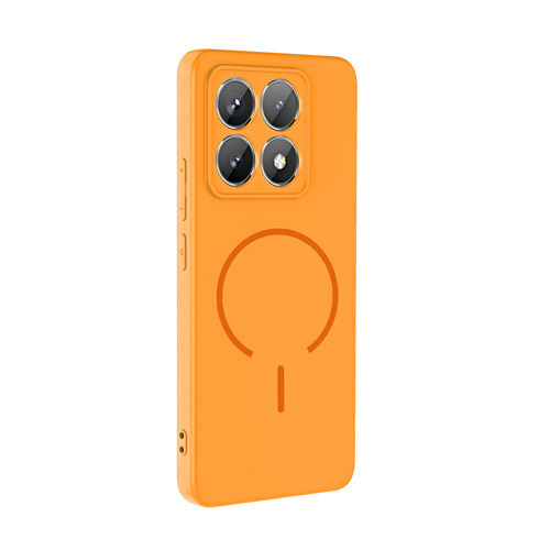 Xiaomi 14T Pro uyumlu Kılıf Meta Araç Tutucu ve M-Safe Şarj Özellikli Silikon