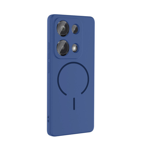 Xiaomi Redmi Note 13 Pro 4G uyumlu Kılıf Meta Araç Tutucu Özellikli Silikon