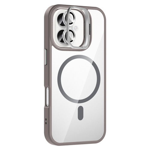 iPhone 16 uyumlu Kılıf Standlı M-Safe Özellikli Etro Kapak Lens Koruma