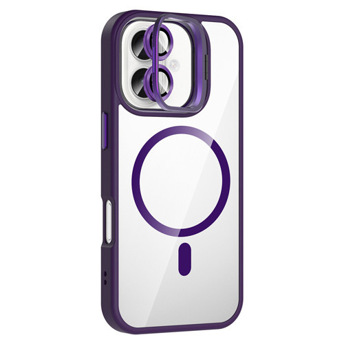 iPhone 16 uyumlu Kılıf Standlı M-Safe Özellikli Etro Kapak Lens Koruma
