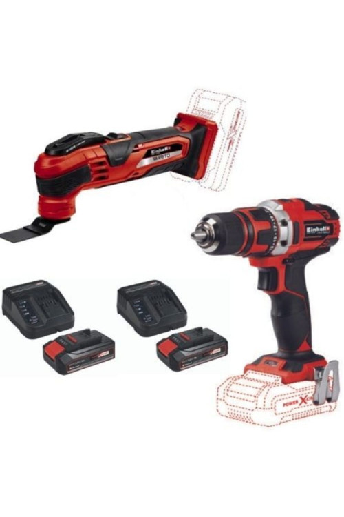 Varrito Raspalama Makinesi Te-cd 18/40 Akülü Vidalama Matkap 2x2.5ah Akülü Set