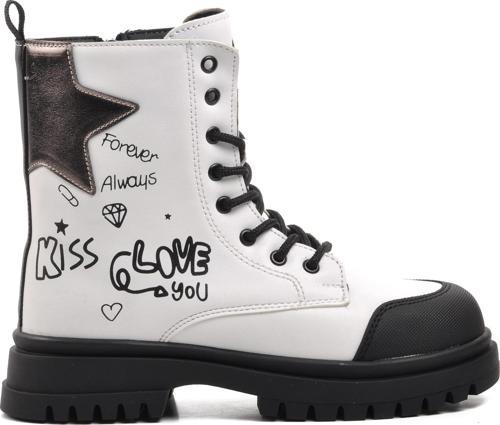 1566-F Beyaz İçi Polarlı Kız Çocuk Bot