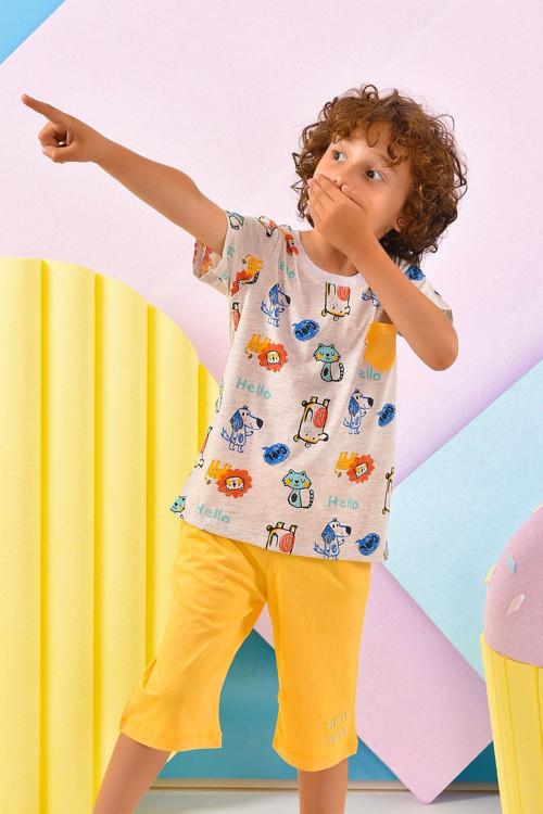 Animal Summer Sun Erkek Çocuk Alt Üst Takım