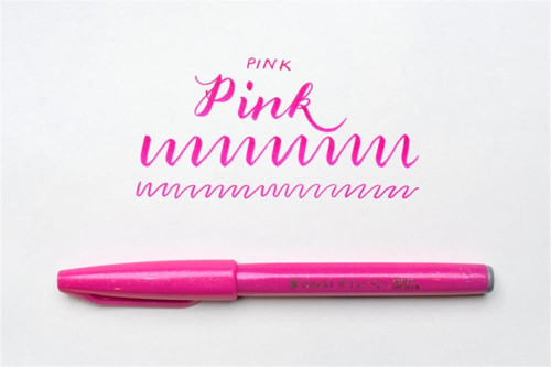 Brush Sign Fırça Uçlu Keçeli Kalem SES15C Pink