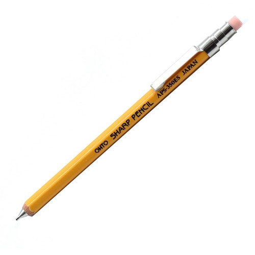 Wood Sharp Mini Mekanik Kurşun Kalem 0.5mm Sarı APS-350ES