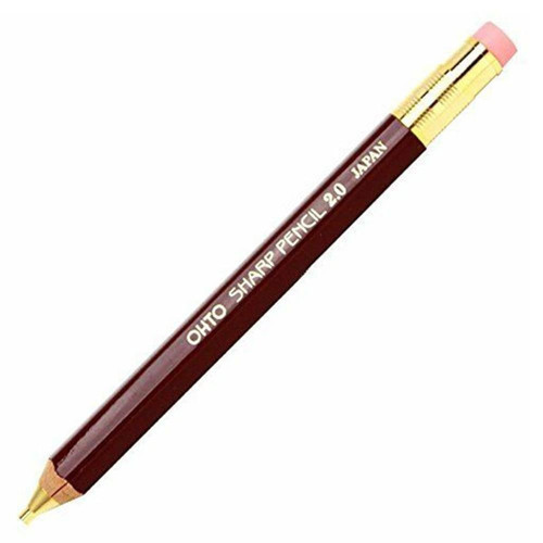 Wooden Versatil Kalem 2.0mm Bordo APS-680E
