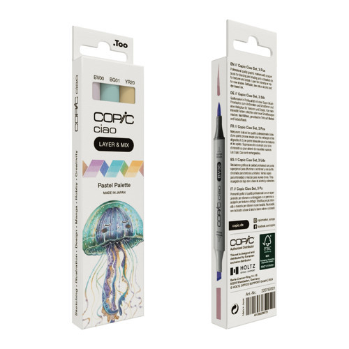 Ciao 3'lü Layer & Mix Set - Pastel Palette