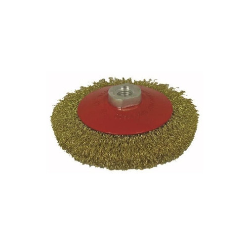 Partner 03033 M14 Vidalı Sarı Telli Fırça 125 mm