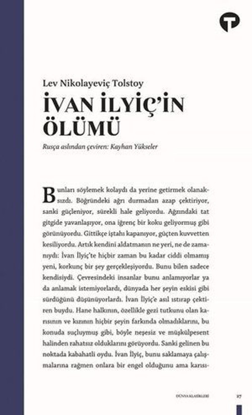 İvan İlyiç'in Ölümü - E-Kitap