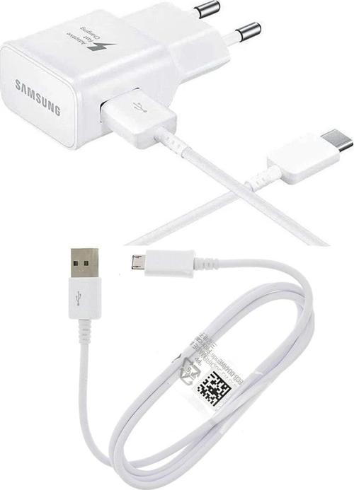 Casper Via A40 İle Uyumlu TA20 Micro & Type-C Kablolu 15W Hızlı Şarj Aleti Beyaz (Samsung Türkiye Garantili)