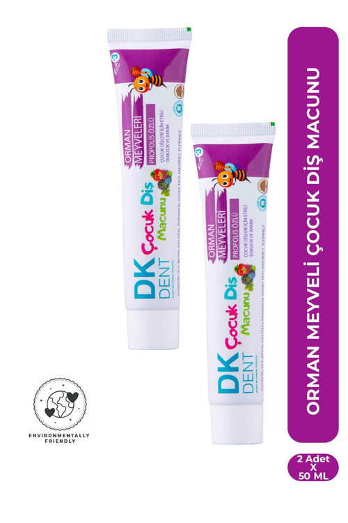 Orman Meyveli Florürsüz Çocuk Diş Macunu 50 Ml X 2 Adet