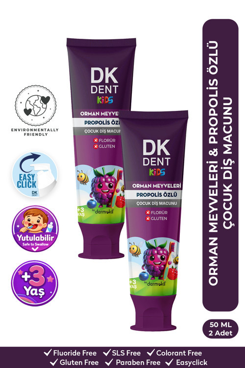 Orman Meyveli Florürsüz Çocuk Diş Macunu 50 Ml X 2 Adet