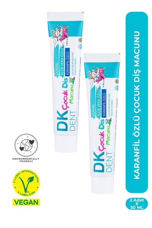 Karanfil Özlü Çocuk Diş Macunu 50 Ml X 2 Adet