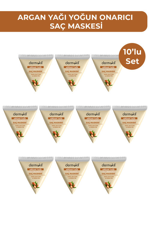 Argan Özlü Yoğun Onarıcı Saç Maskesi 25 Ml X 10 Adet