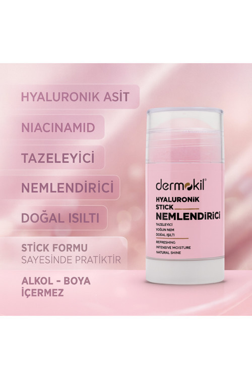 Hyaluronik Stick Nemlendirici – Niacinamide – Alkol Ve Boya İçermez – 30 G