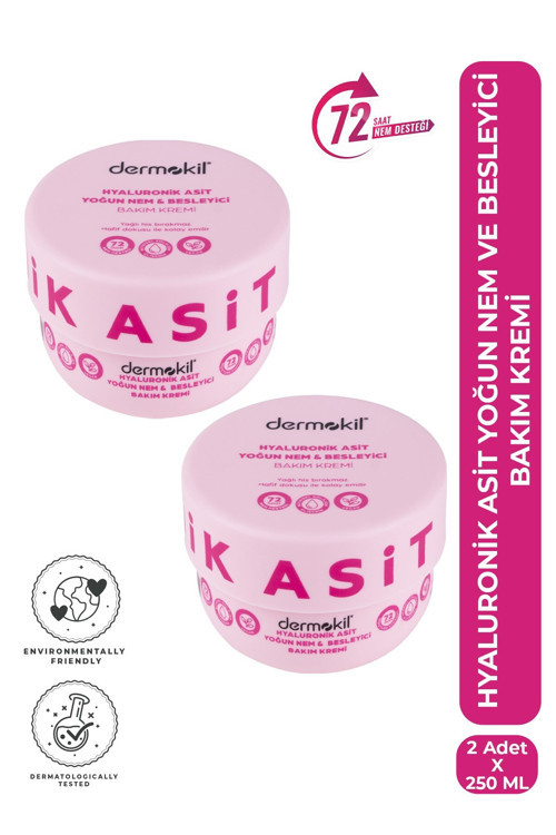 Hyaluronik Asit Yoğun Nem Ve Besleyici Bakım Kremi 250 Ml X 2 Adet