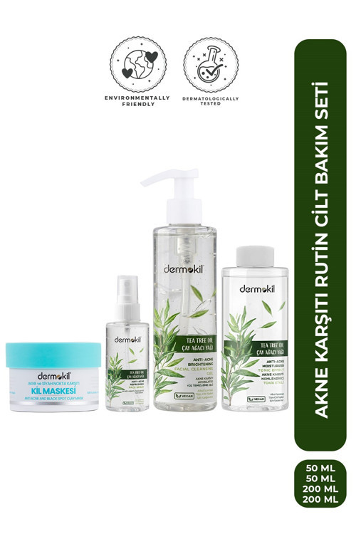 Akne Karşıtı Rutin Cilt Bakım Seti