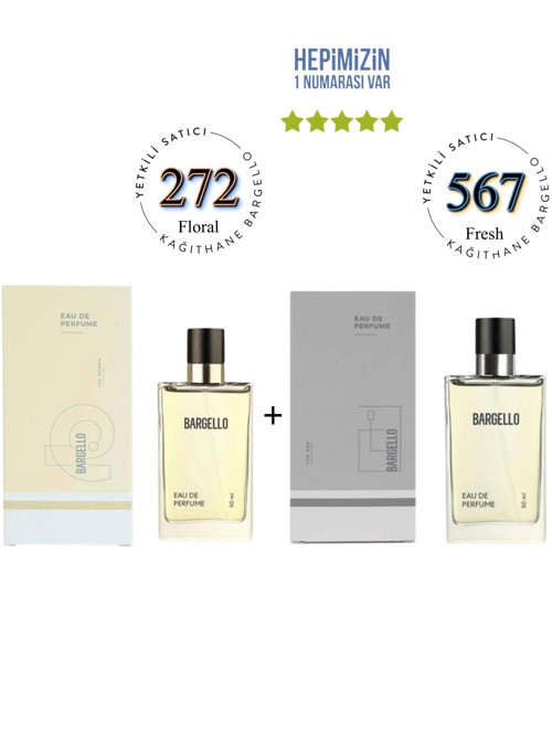 272 + 567 Kadın / Erkek Parfüm Edp 50 ml Floral / Fresh - Mnms272567
