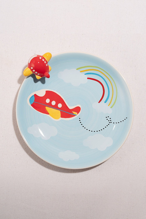 Plane Seramik Pasta Tabağı - 1 Adet