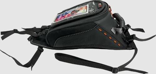 Xbyc 70655 Motosiklet Kavisli PVC Africa twin Depo Üstü Çanta Siyah