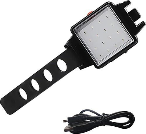 Forte Gt 6169 Bisiklet Arka Işık 3 Modlu 120 Lümen USB Şarjlı Güçlü Arka Stop